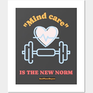 Mind Care Is The New Norm Mental Health Posters and Art